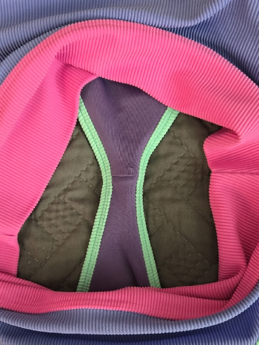 Beach Riot Pink, Lavender & Mint Ribbed Bikini Bottoms - Picture 6 of 6